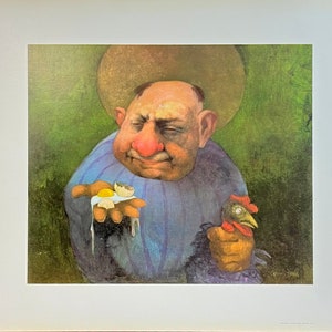 CHARLES BRAGG "L'énigme" Lithographie Signée 1974