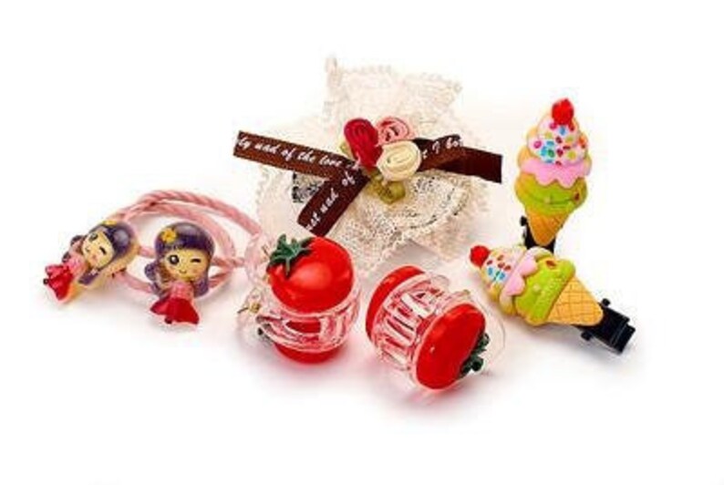 Hair Ties/clips Bundle for Little Girls Etsy