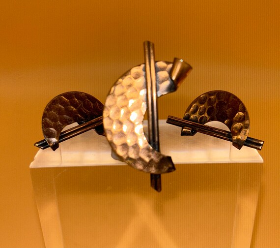 Vintage Brooch & Earring Set - image 1