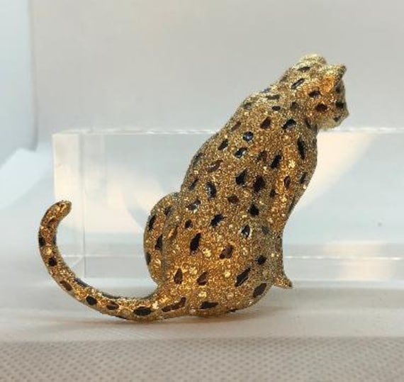 Large Cheetah Brooch