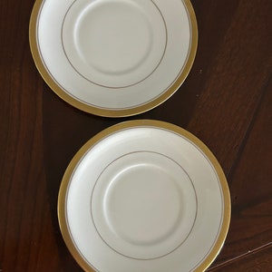 Theadore Haviland Pair coffee Saucers
