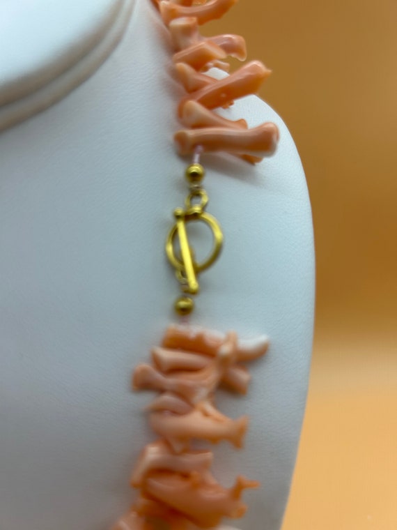 Natural Branch Coral Vintage Necklace - image 5