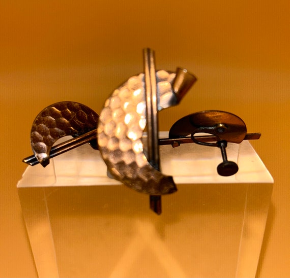 Vintage Brooch & Earring Set - image 2