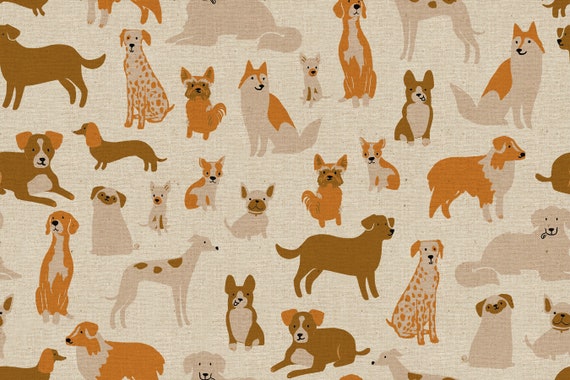 CANVAS Dog Park: Dog Medley in Natural CANVAS Dog Park: Dog Medley in Natural