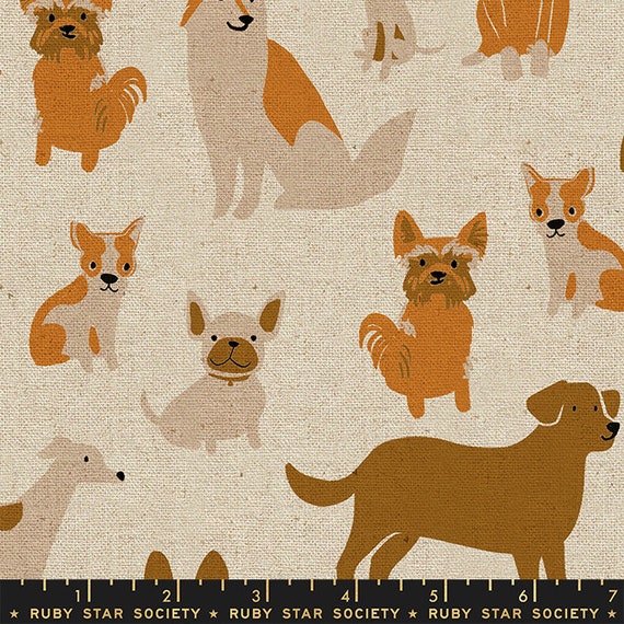 CANVAS Dog Park: Dog Medley in Natural CANVAS Dog Park: Dog Medley in Natural