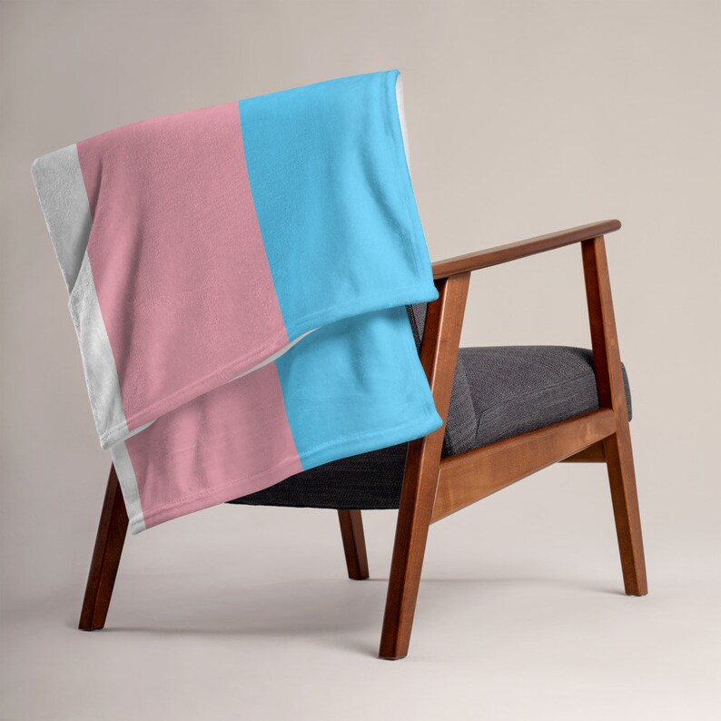 Transgender Pride Flag Throw Blanket - Etsy