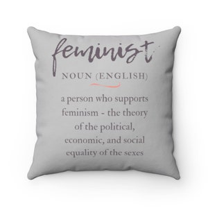 Feminist Decorative Throw Pillow