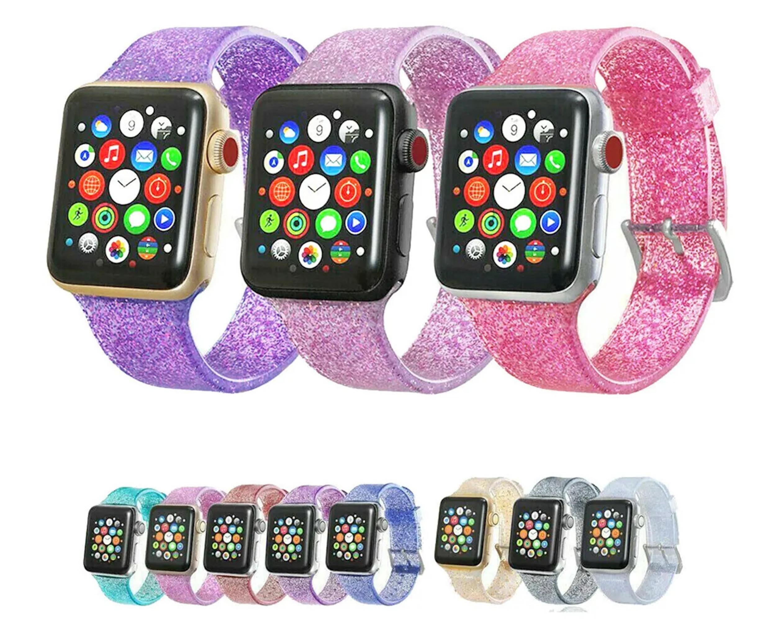 sparkly apple watch strap