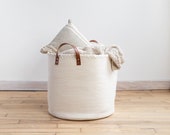 XL Laundry Basket - Laundry Hamper 18x18x16 - Multi-use Storage Basket - Blanket basket