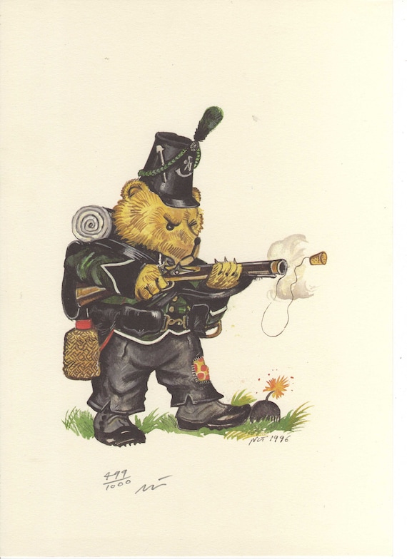 soldier teddy bear