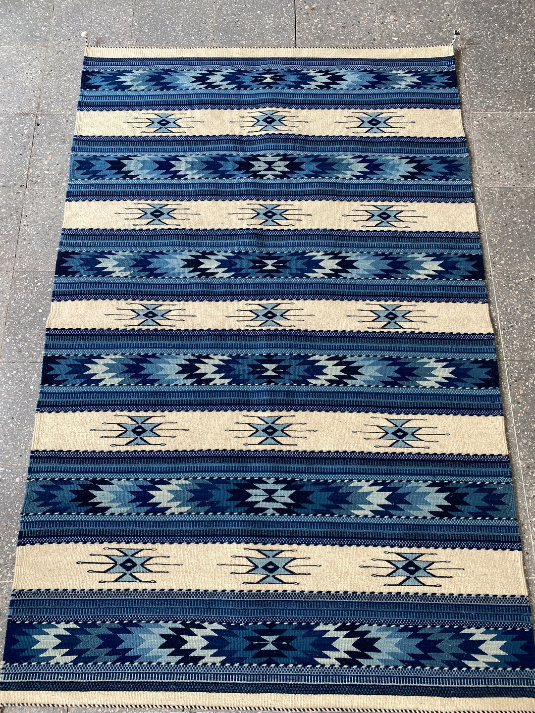 Zapotec Rug, Zapotec Traditional Design, Diamonds - Etsy