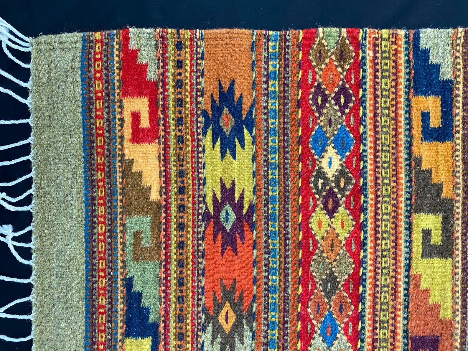 Zapotec Rug, Traditional Zapotec Design Etsy