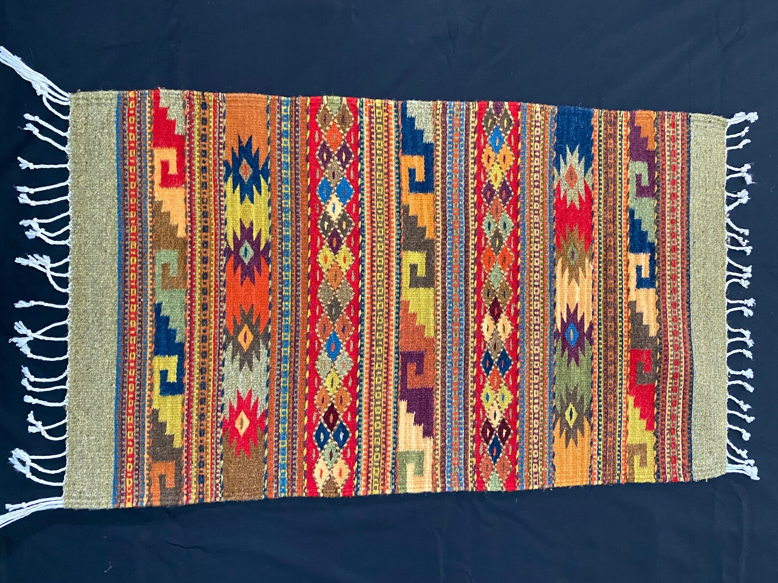 Zapotec Rug, Traditional Zapotec Design Etsy