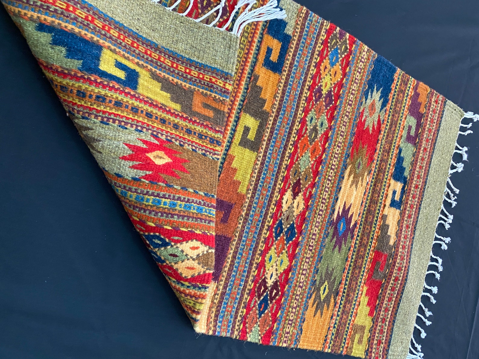 Zapotec Rug, Traditional Zapotec Design Etsy