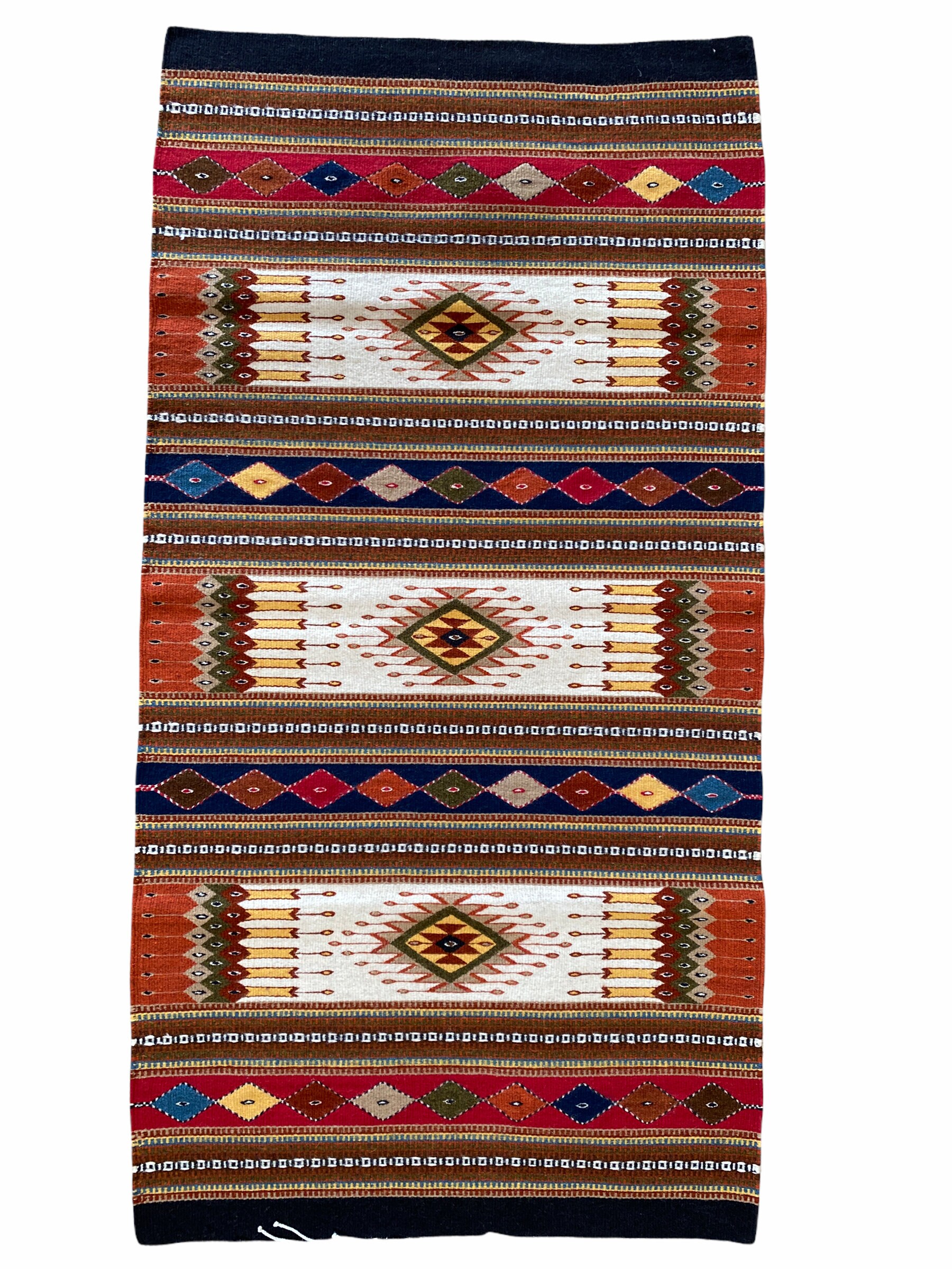 ZAPOTEC RUG Zapotec Diamonds Symbol of the Sun and Energy Etsy