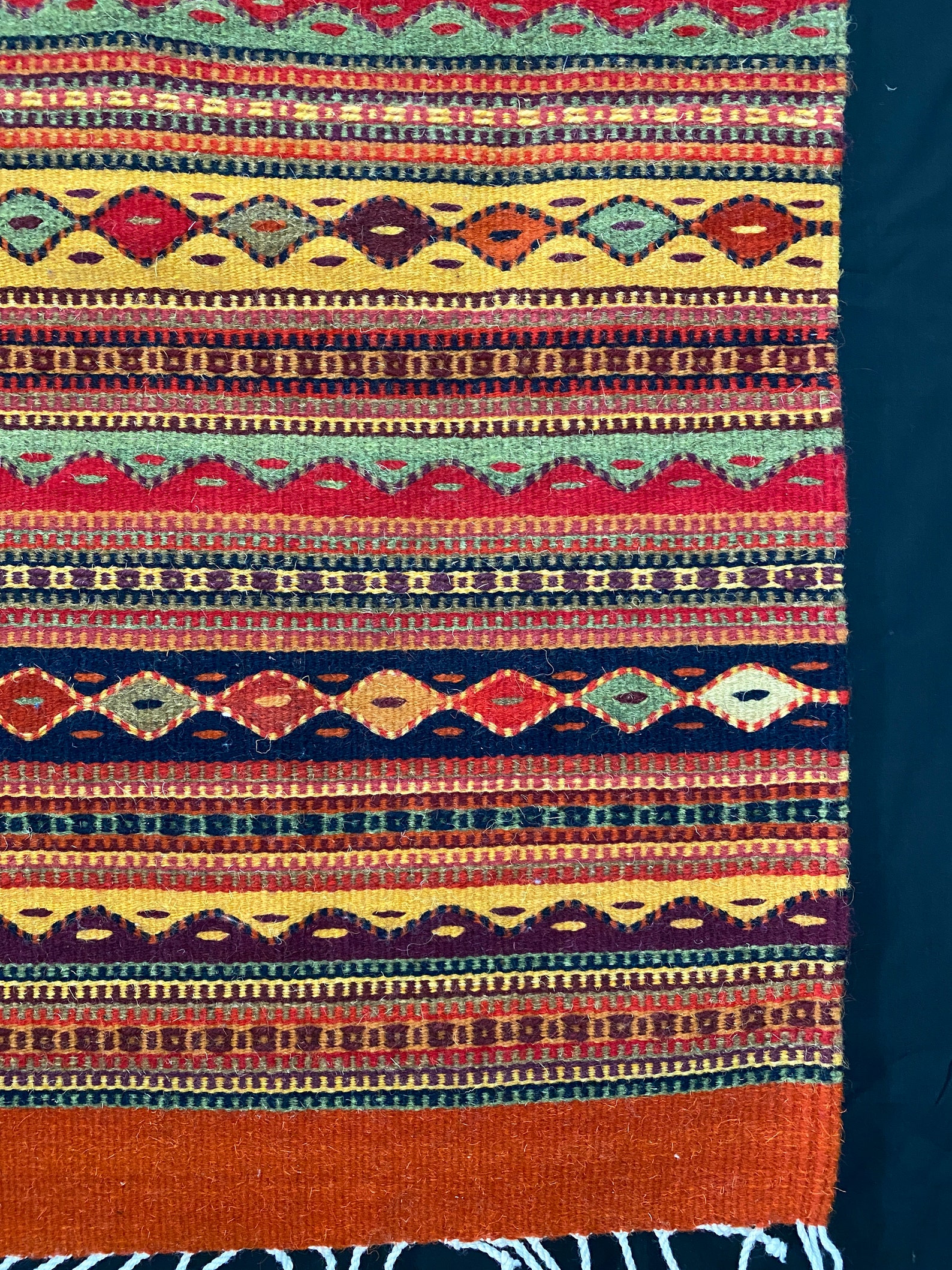 Zapotec Rug, Traditional Zapotec Design Etsy