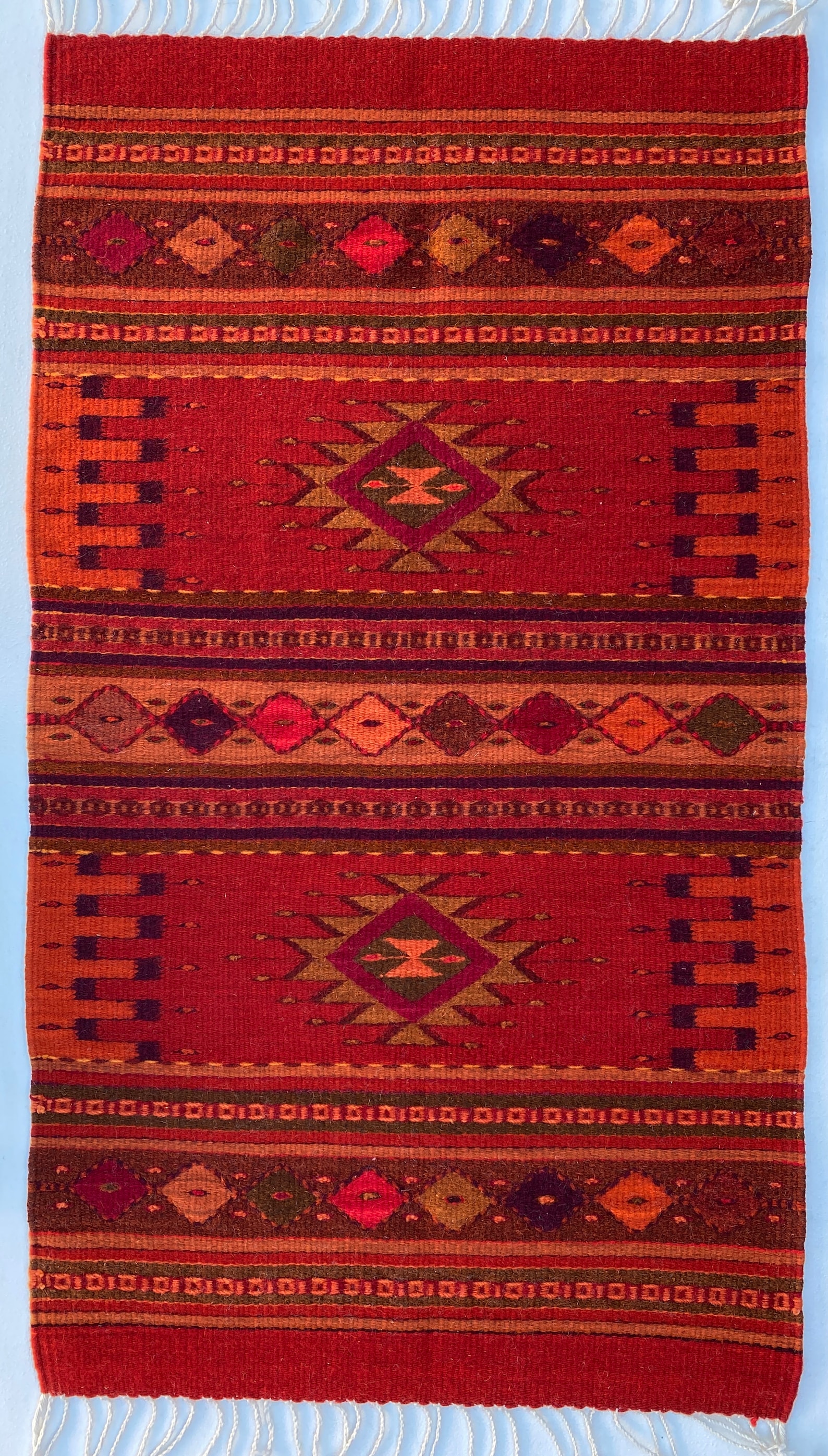 Zapotec Rug Diamond Zapotec Etsy