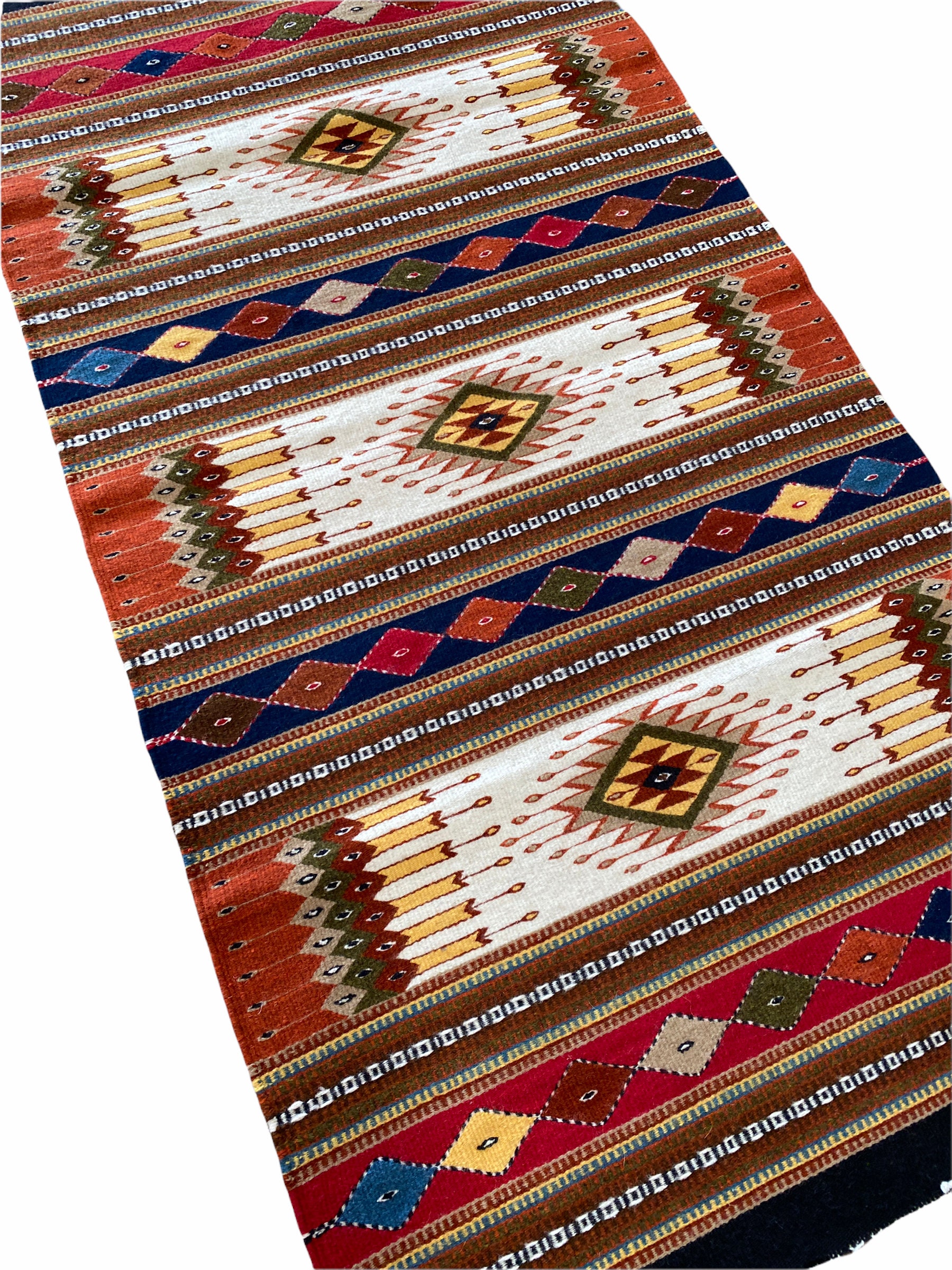 ZAPOTEC RUG Zapotec Diamonds Symbol of the sun and energy Etsy