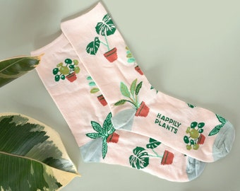 Plant Mom Socks , Plant Socks , Houseplant , Cactus Socks , Plant Gift , Plant Lover Gift , Plant Lady , Plant socks , Crazy Plant Lady