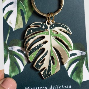 Épinglette panachée Monstera Thai Constellation, Cadeaux végétaux, Monstera Albo panaché, Cadeau de maman de plante d’intérieur, Amoureux des plantes