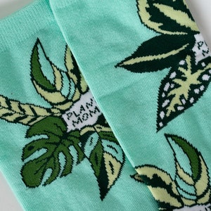 Plant Mom Socks Plant Socks , Houseplant Plant Gift , Plant Lover Gift , Plant Lady , Gardener Gift, Crazy Plant Lady image 10