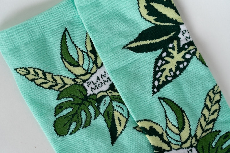 Plant Mom Socks Plant Socks , Houseplant Plant Gift , Plant Lover Gift , Plant Lady , Gardener Gift, Crazy Plant Lady image 10