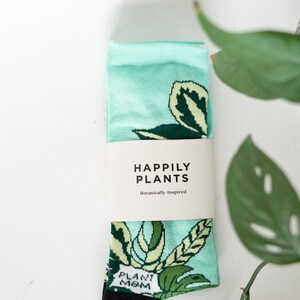 Plant Mom Socks Plant Socks , Houseplant Plant Gift , Plant Lover Gift , Plant Lady , Gardener Gift, Crazy Plant Lady image 6