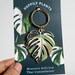 Variegated Monstera Thai Constellation Lapel Pin | Plant Gifts | Monstera Albino | House Plant Mom Gift 