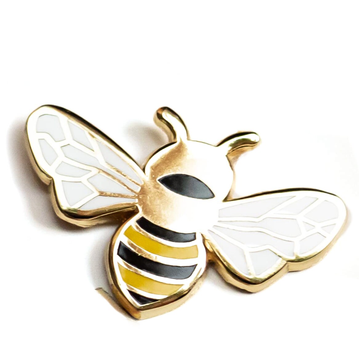 Lilylin Designs Patriotic Bee Brooch Pin and Earring Boxed Gift Set