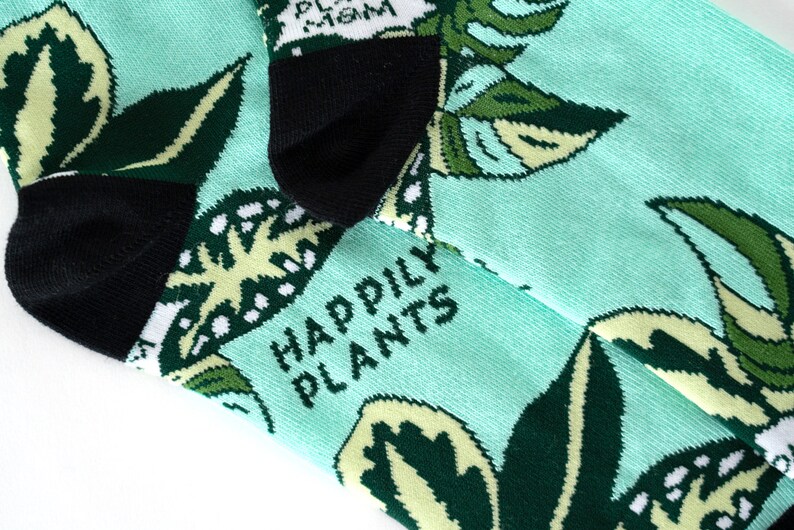 Plant Mom Socks Plant Socks , Houseplant Plant Gift , Plant Lover Gift , Plant Lady , Gardener Gift, Crazy Plant Lady image 7