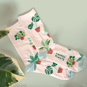 Plant Mom Socks Plant Socks , Houseplant Plant Gift , Plant Lover Gift , Plant Lady , Gardener Gift, Crazy Plant Lady Potted Plants
