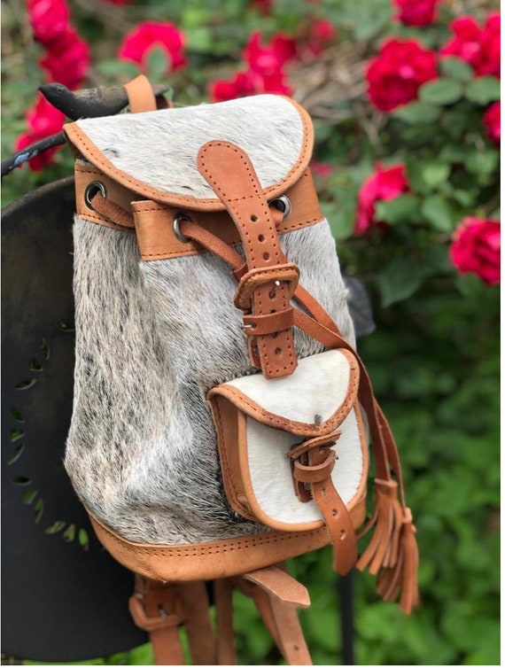 Cowhide mini backpack Clearance
