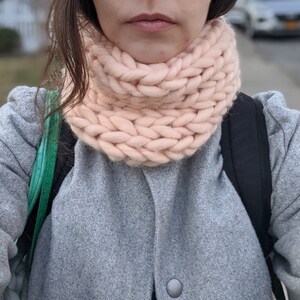 Soft and Cozy Cowl | Snood Scarf | Hand knit Cowl | Winter Cowl | Chunky Snood | Chunky Wool Cowl | Bulky Knit Cowl | Knit Cowl Scarf