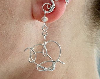 Ear cuff, Bts lys ear cuff earrings, Bts lys earrings, cartilage ear cuff, Christmas gifts, Bts lys ear cuff no piercing