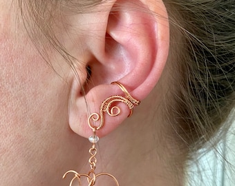 Ear Cuff, Bts Lys Ear Cuff Earrings, Bts Lys Earrings, Cartilage