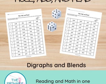 Roll, Add, and Read-Digraphs and Blends