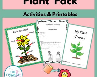 Plant Activities & Printables Pack