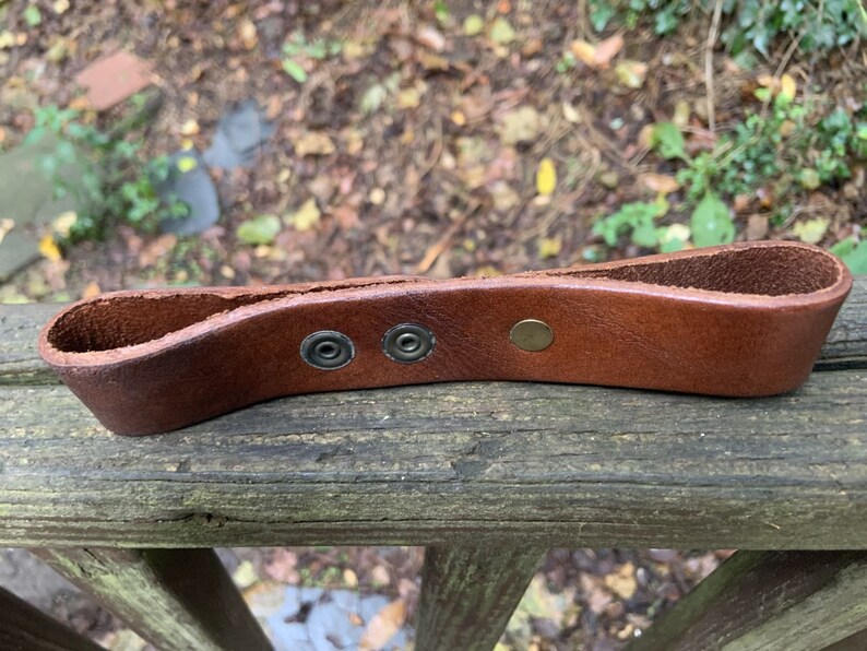 Universal Belt Sword Holder Top Grain Frog Brown Etsy