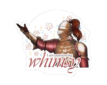 Whimsical Knight - Kiss Cut Sticker