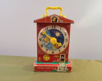 fisher price music box teaching clock 2009