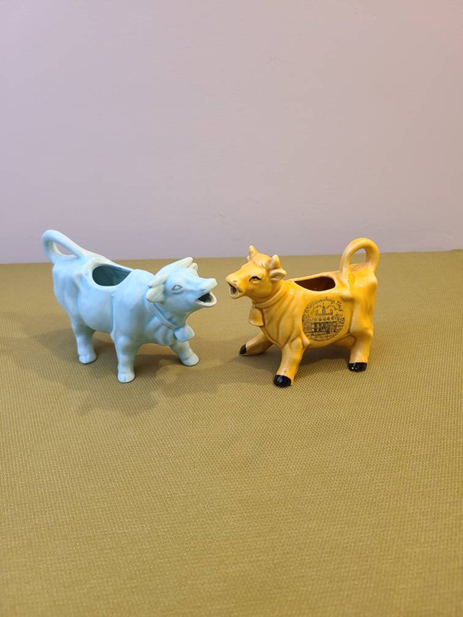 Pair of Collectible Cow Creamers Pennsylvania and Virginia Etsy