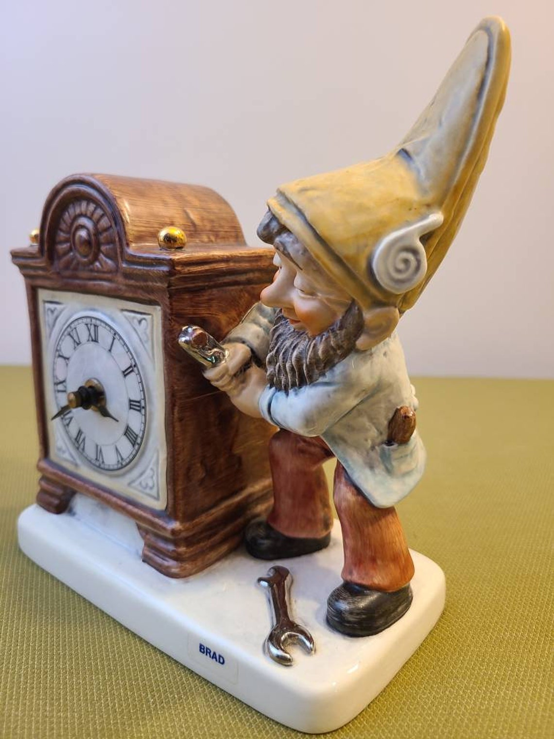 1982 Goebel Brad the Gnome Clock Excellent Working Condition Etsy