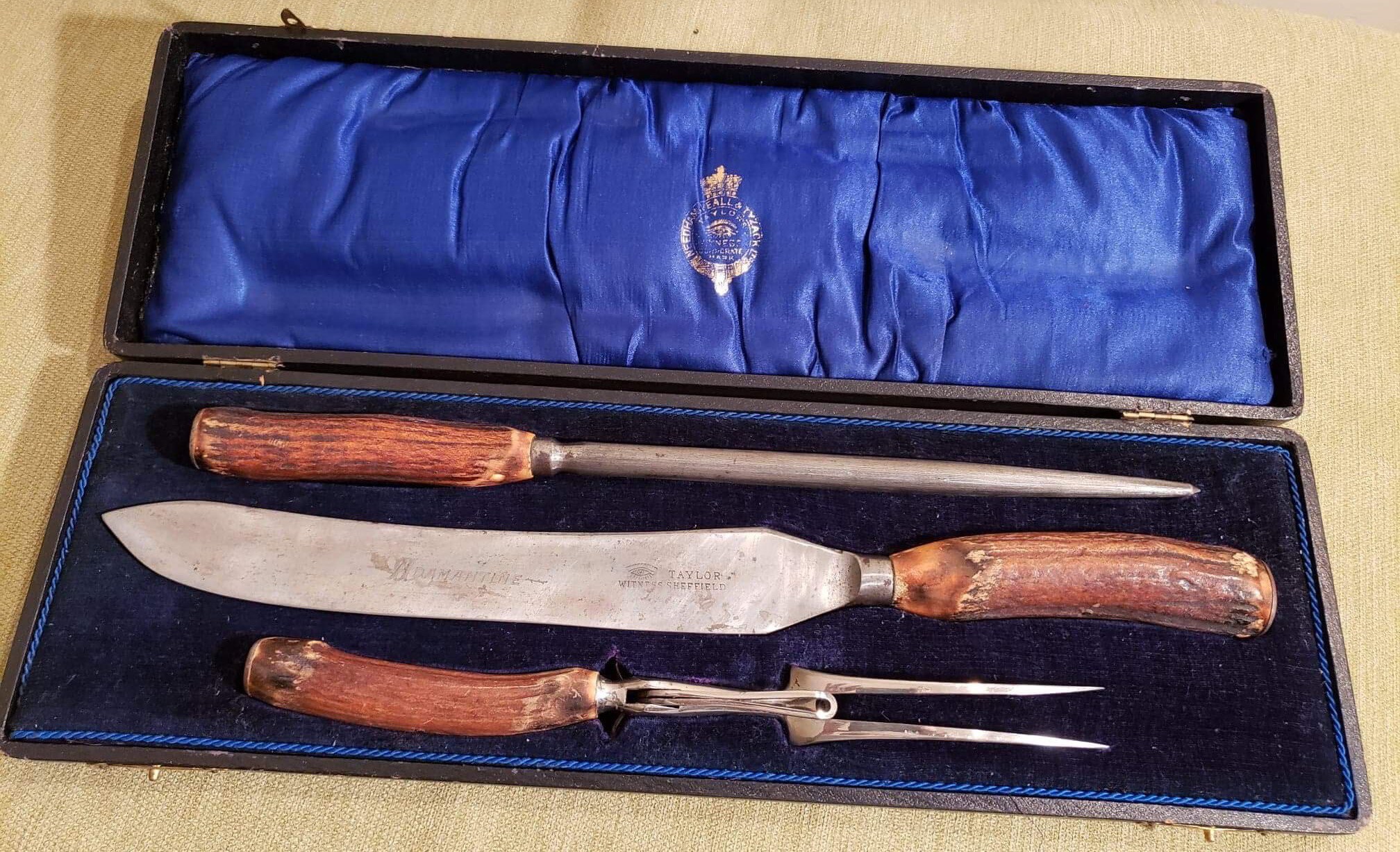 Sheffield Carving Set for sale Only 2 left at 75