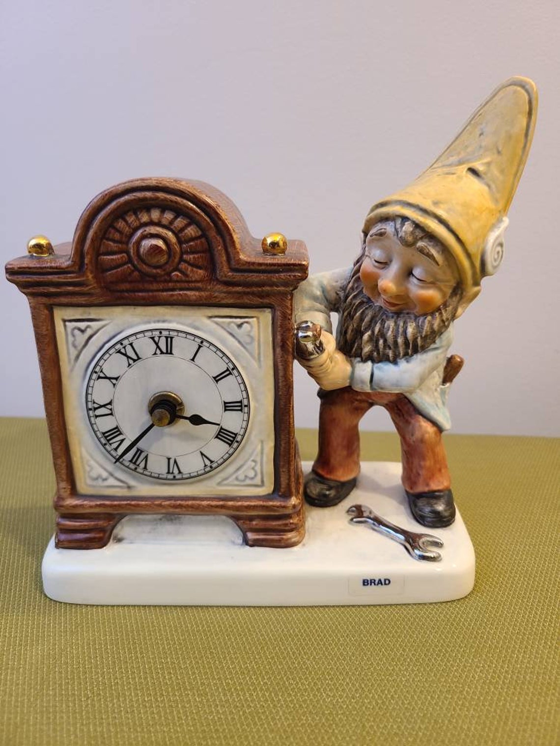 1982 Goebel Brad the Gnome Clock Excellent Working Condition Etsy