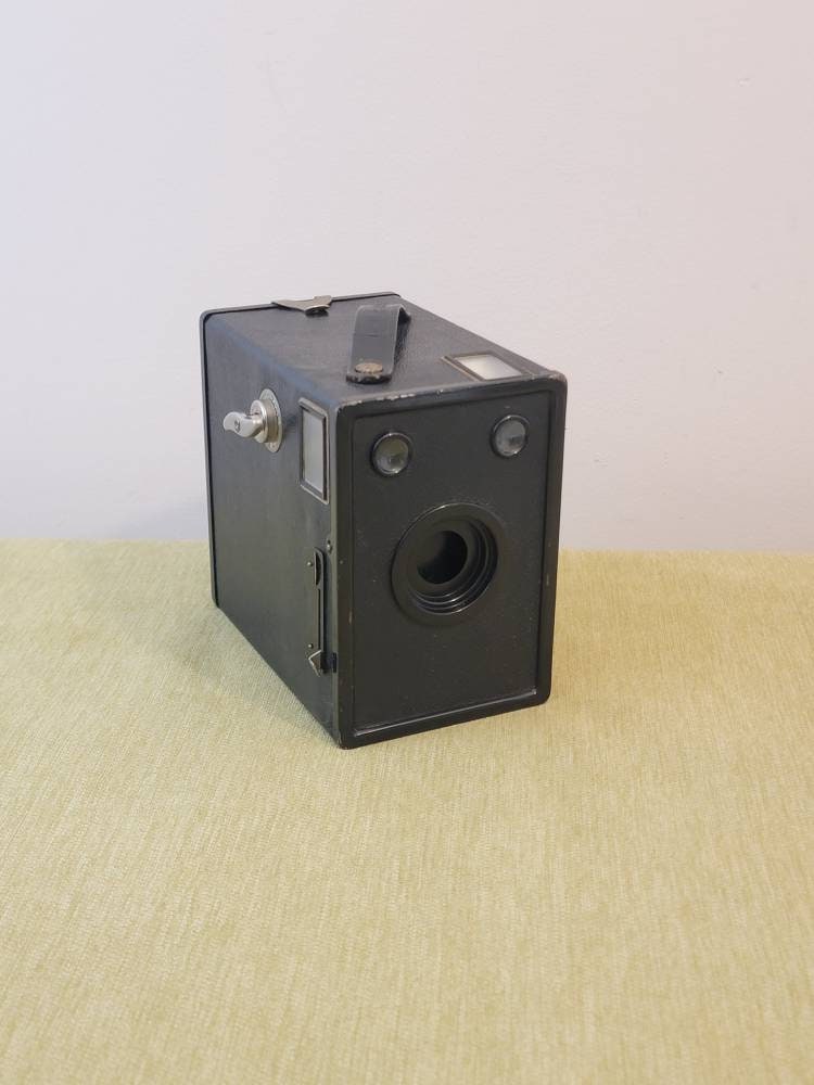 Agfa Vintage Agfa Ansco Box Type CameraCadet with D6 FilmNice Antique Art Deco 