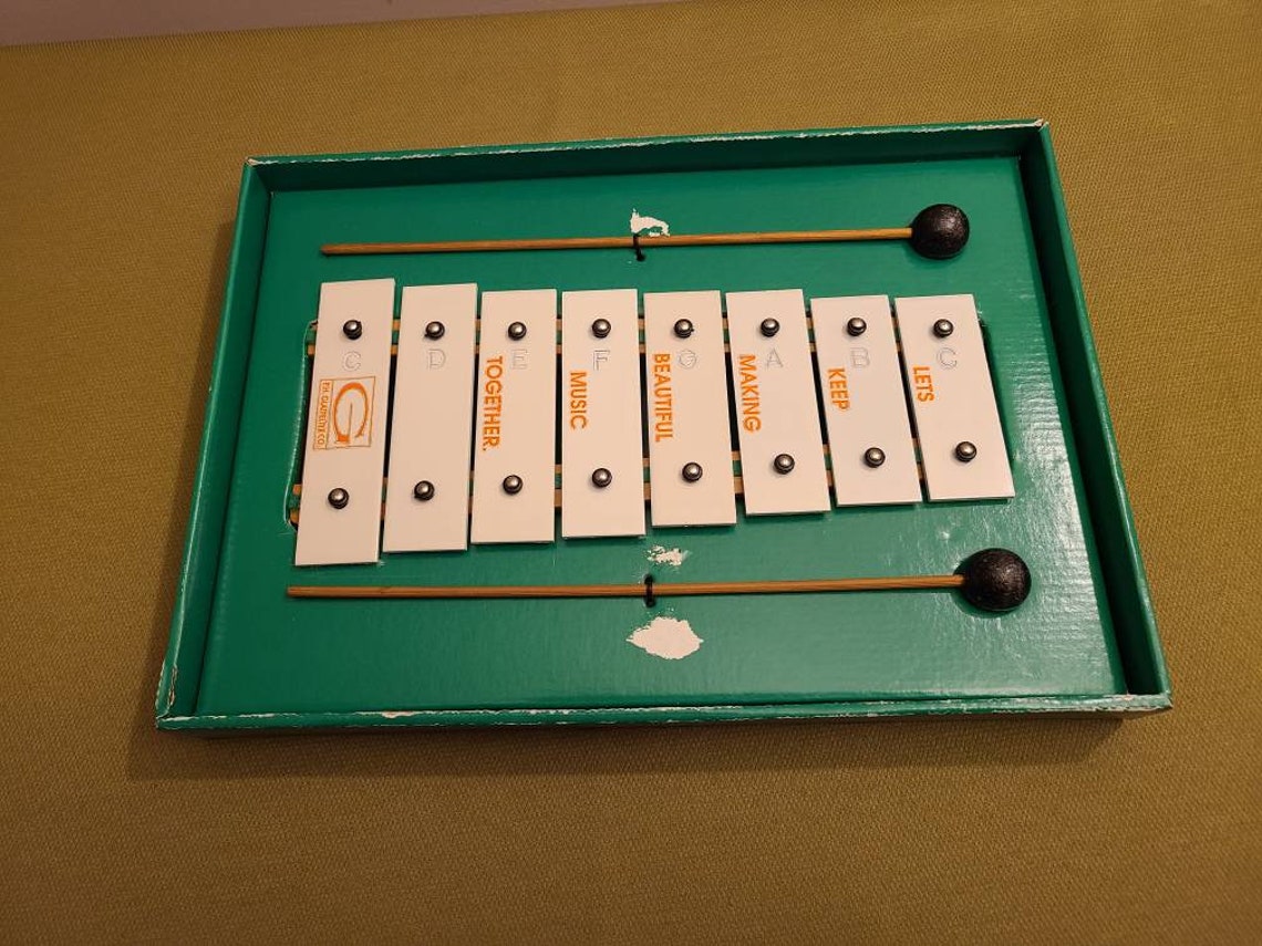 19601970 PH Glatfelter Paper Co. Xylophone in Original Etsy