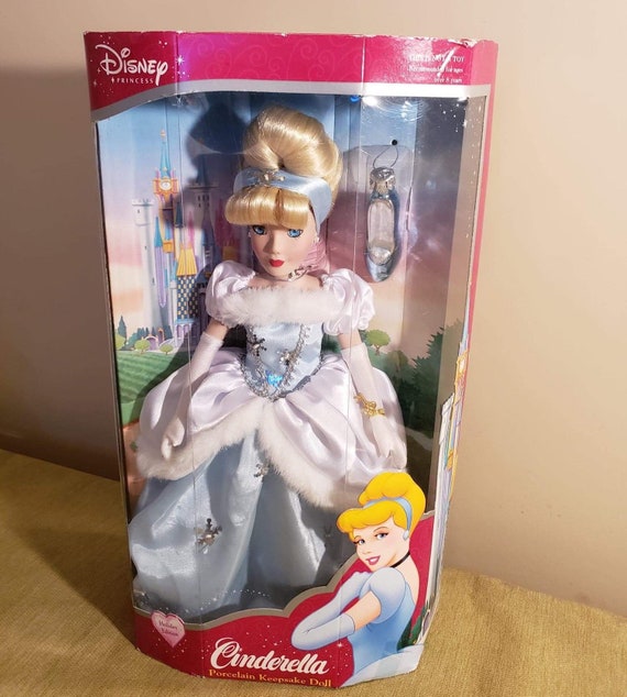 disney princess cinderella porcelain keepsake doll