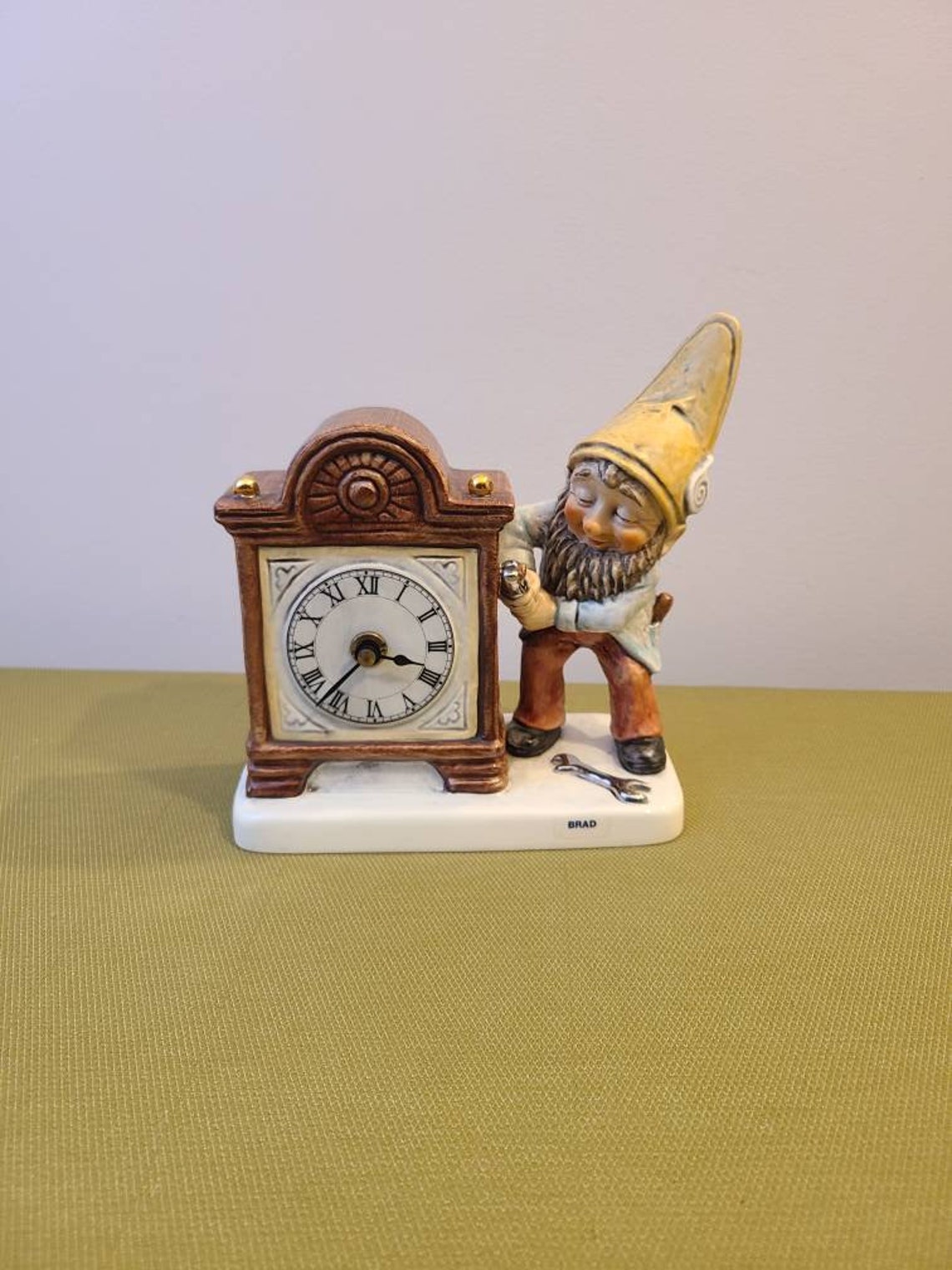 1982 Goebel Brad the Gnome Clock Excellent Working Condition Etsy