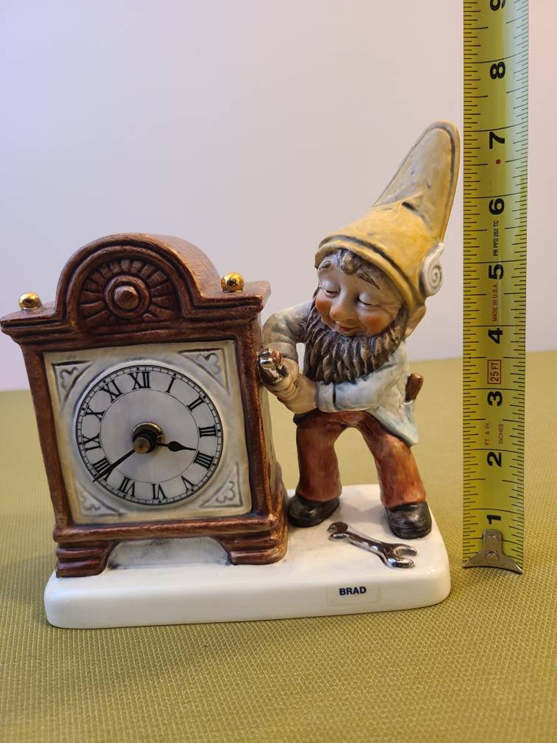 1982 Goebel Brad the Gnome Clock Excellent Working Condition Etsy