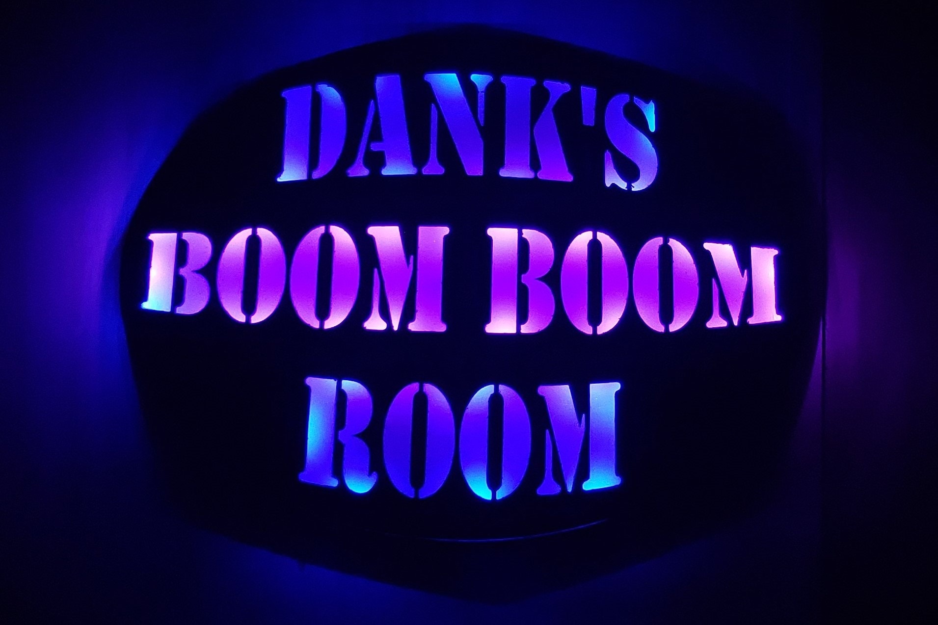 Boom Boom Room Sign, Custom Neon Sign, Man Cave Sign, Custom Bar